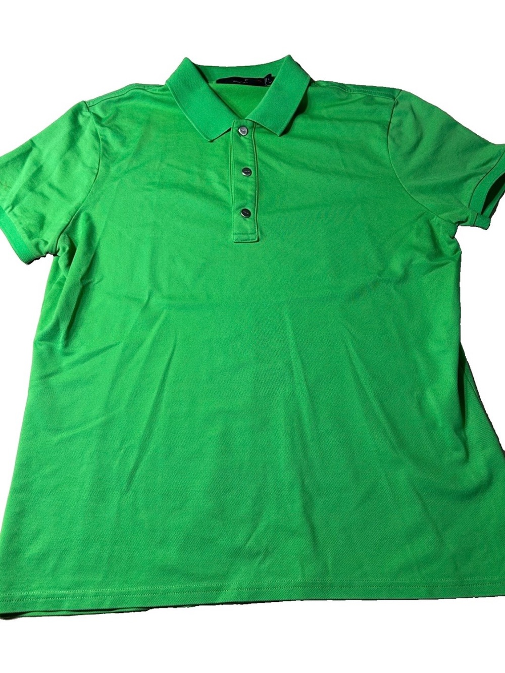 RLX Ralph Lauren Top Youth Large Workout Snap Button Stretch Golf